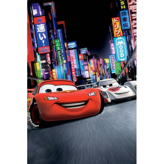 Cars 2 Movie Animation Comedy Action Wall Art Home Decor - 24x36 Inch ...