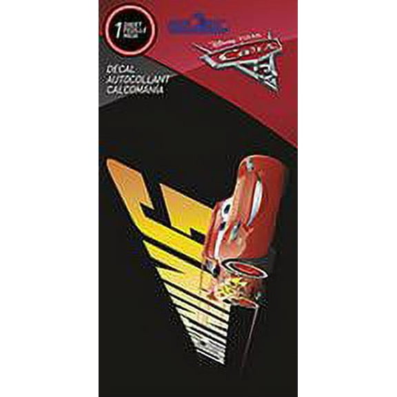 Cars 3 4 Color Decal - 4 x 8