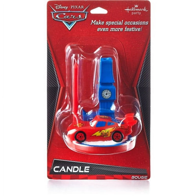 Cars 3 - Lightning McQueen Shaped Birthday Candle 
