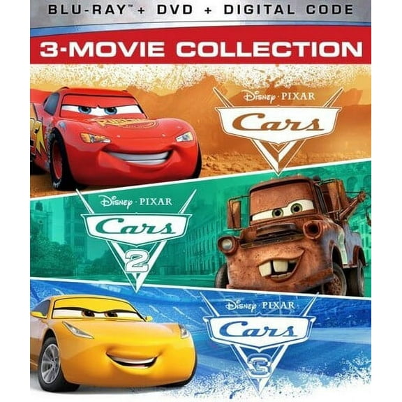 Cars: 3-Movie Collection (Blu-Ray + DVD + Digital Code)