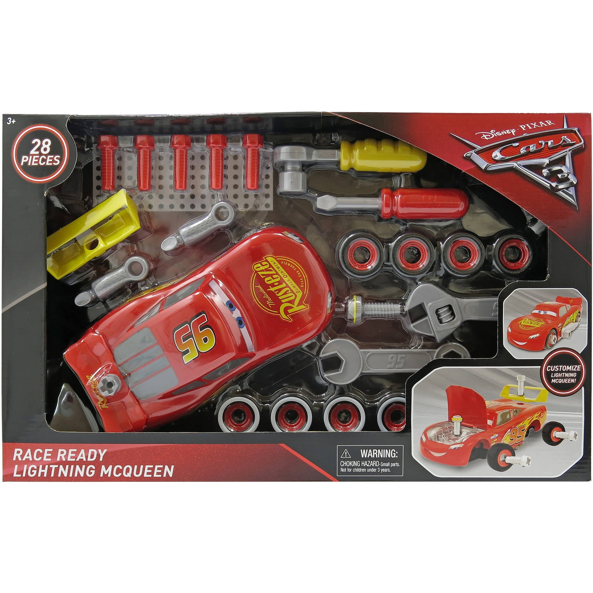 Disney Cars Race Ready Lightning McQueen Tool Kit