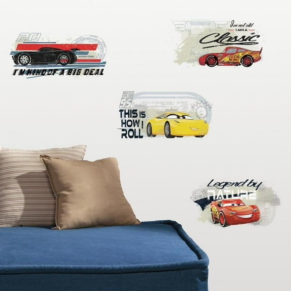 Cars 3 Racing Peel and Stick Wall Decals