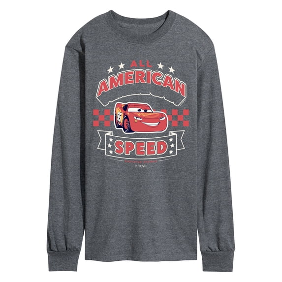 Cars - American Speed - Men's Long Sleeve Graphic T-Shirt