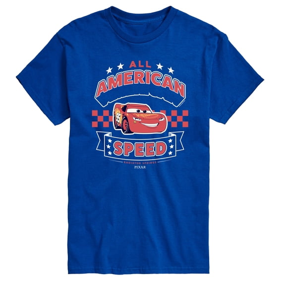 Cars - American Speed - Men's Short Sleeve Graphic T-Shirt