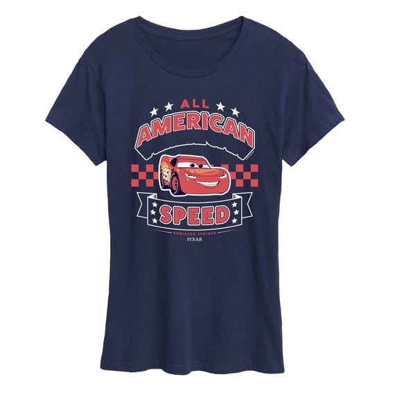 Cars - American Speed - Women's Short Sleeve Graphic T-Shirt