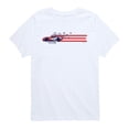 thumbnail image 1 of Cars - Americana Stars and Stripes - Youth Boys Short Sleeve Graphic T-Shirt, 1 of 4