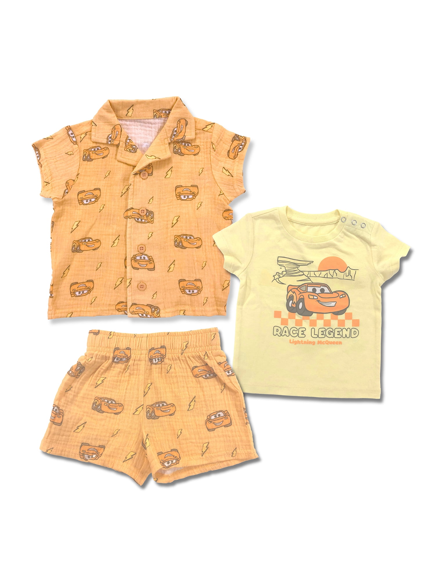 Cars, Baby Boy Three-Piece Set, Race Legend Springs, Sizes 0-24M ...