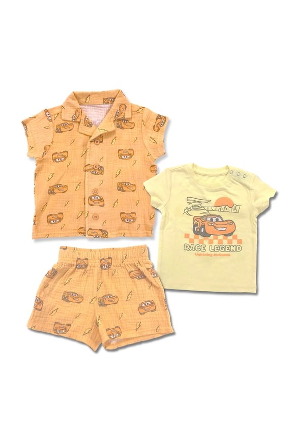 Cars, Baby Boy Three-Piece Set, Race Legend Springs, Sizes 0-24M