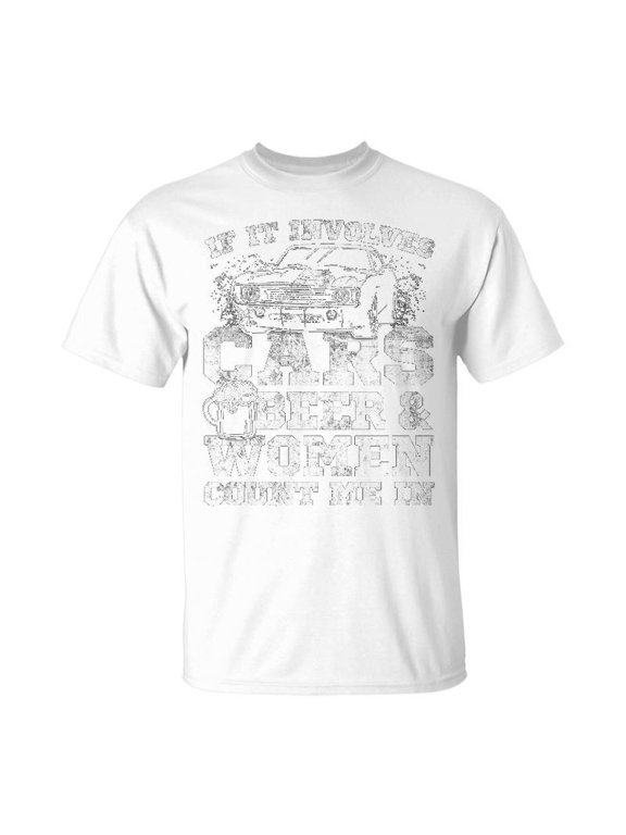 Cars Beer Woman Count Me In Unisex Jersey Crewneck Tshirt