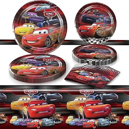 Birthday Party Supplies, 20 Plates, 20 Napkins and 1 Tablecover for Party Decorations