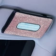 thumbnail image 1 of Cars Bling Bling Tissue Box Rectangular Napkin Holder Car Visor Mask Storage Box, 1 of 5