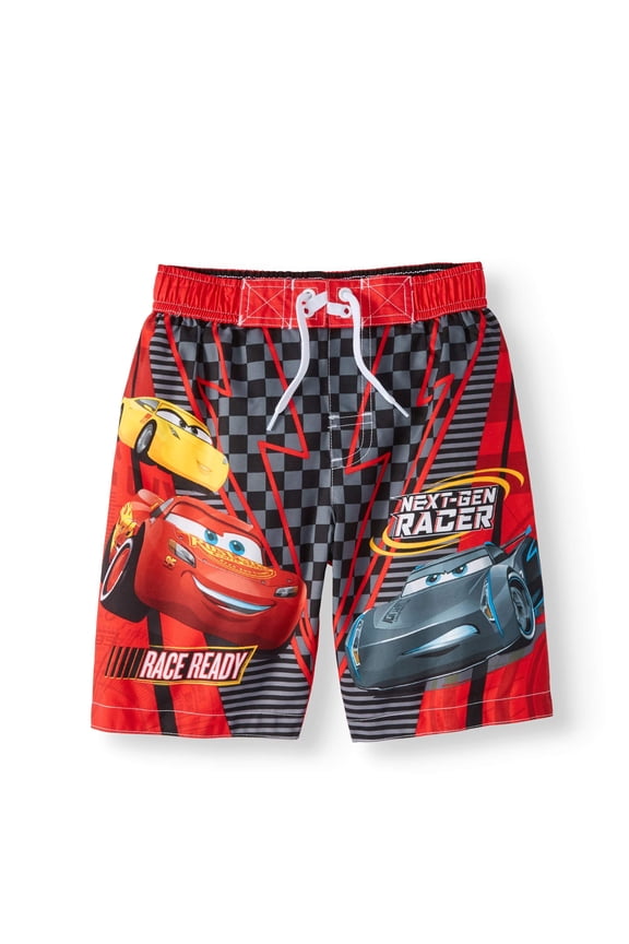 Cars Boys' Graphic Swim Trunks