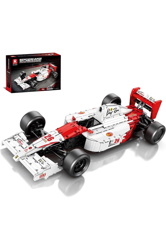Cars Building Sets for Adults, Technical MP4 Formula 1 Racing Car Model Kits 1:8 Scale Race Car Model Display for Home Office Decor Collectible