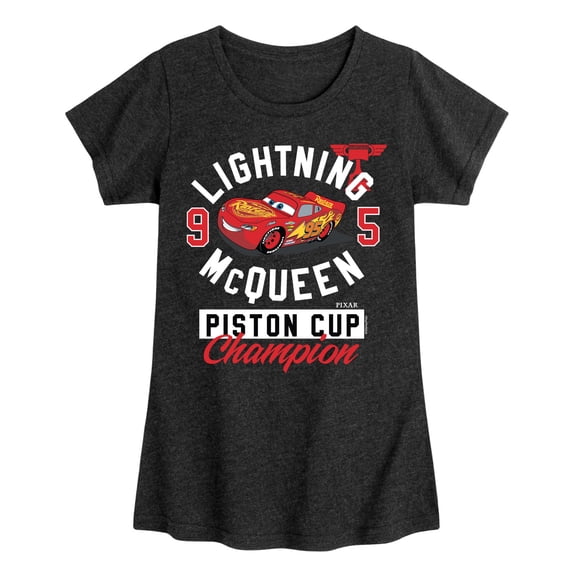 Cars - Champion - Youth Girls Fitted Short Sleeve T-Shirt