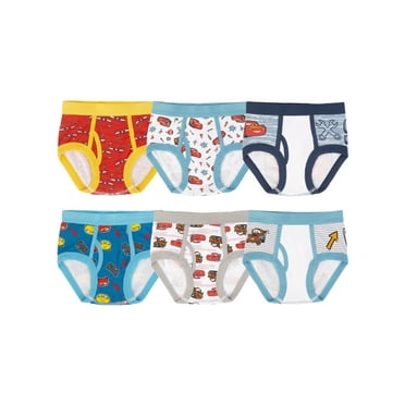 Character Toddler Boy Briefs, 6 Pack Sizes 2T-4T