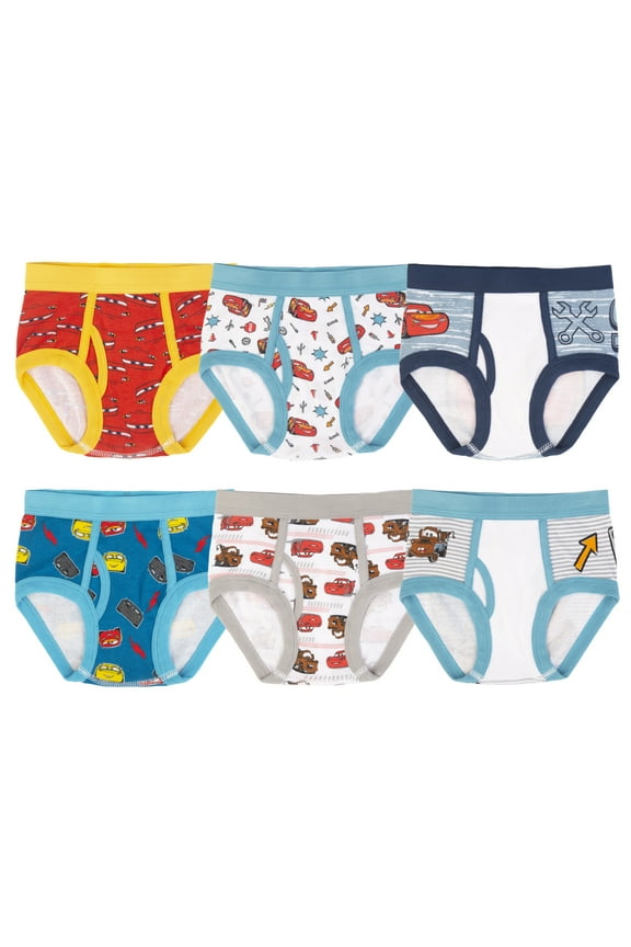 Character Toddler Boy Briefs, 6- Pack, Sizes 2T-4T
