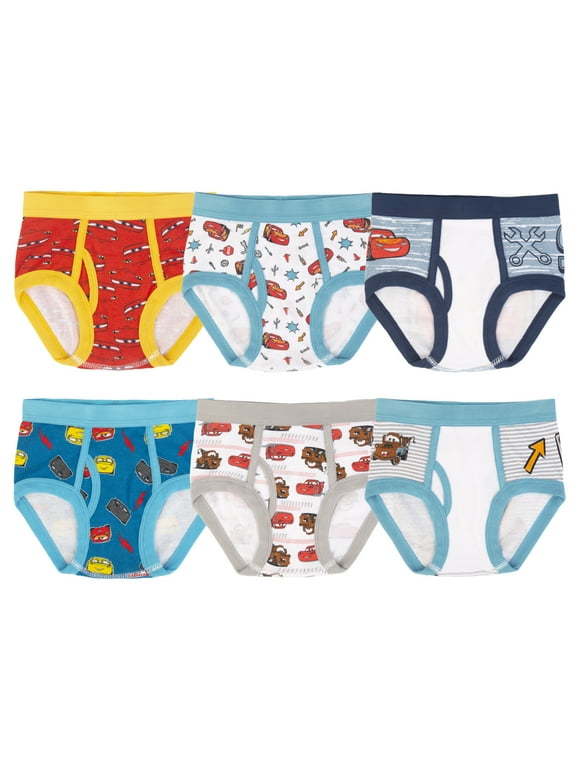 Character Toddler Boy Briefs, 6- Pack, Sizes 2T-4T