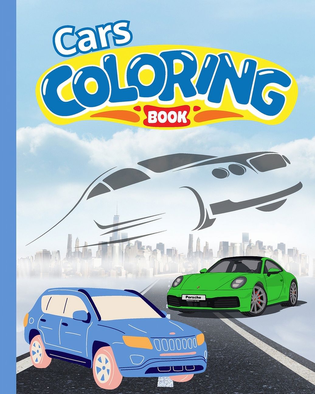 Cars Coloring Book For Kids: Easy and Fun Coloring Cars For Children ...