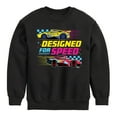 thumbnail image 1 of Cars - Designed For Speed - Toddler & Youth Crewneck Fleece Sweatshirt, 1 of 5