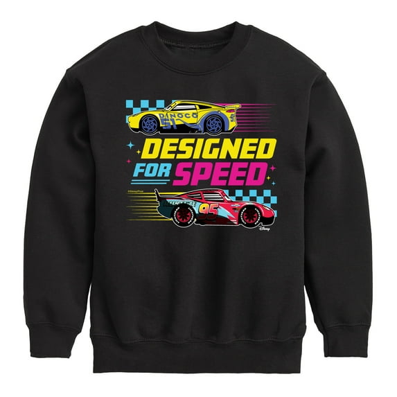 Cars - Designed For Speed - Toddler & Youth Crewneck Fleece Sweatshirt