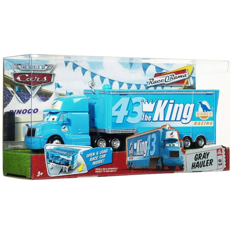 Disney Pixar Cars - Gray, The King Strip Weathers Hauler - Walmart.com