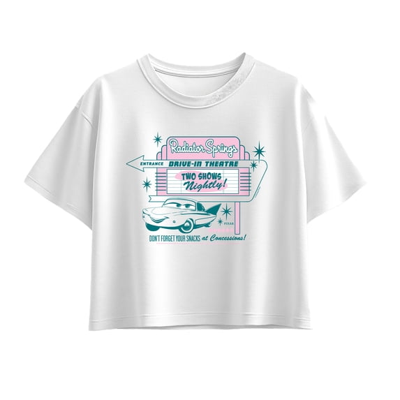 Cars - Drive In Theater - Youth Girls Boxy T-Shirt