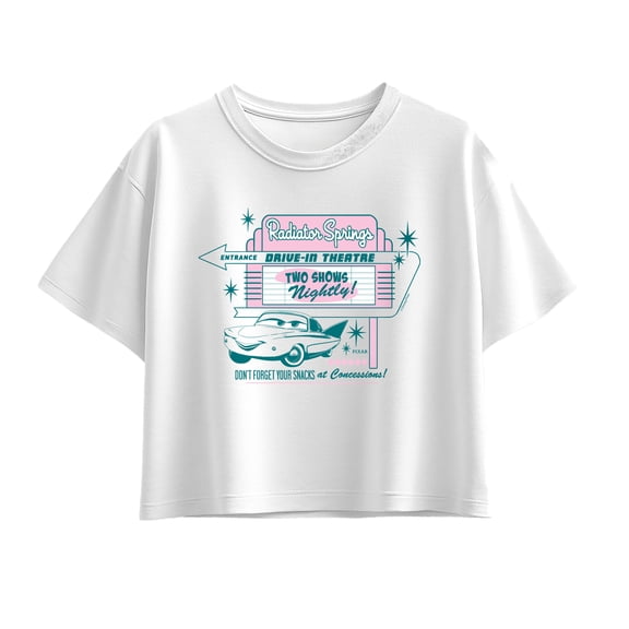 Cars - Drive In Theater - Youth Girls Boxy T-Shirt