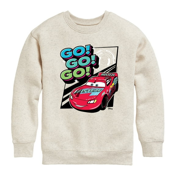 Cars - Go Go Go - Toddler & Youth Crewneck Fleece Sweatshirt