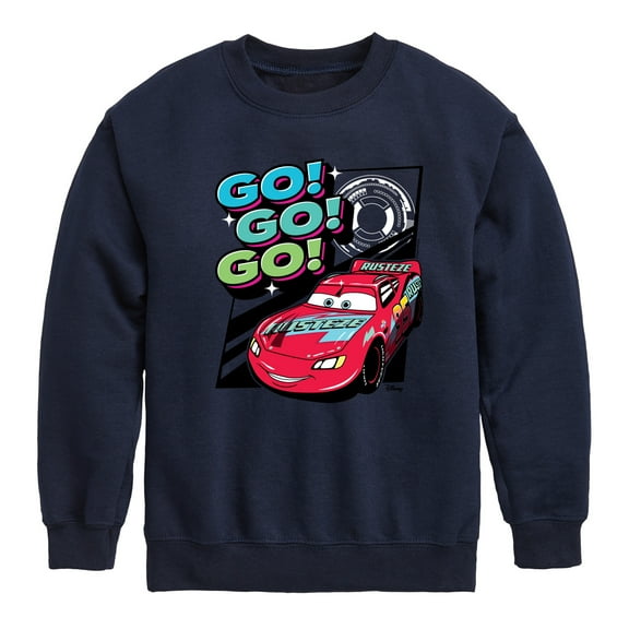 Cars - Go Go Go - Toddler & Youth Crewneck Fleece Sweatshirt
