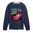 thumbnail image 1 of Cars - Go Go Go - Toddler & Youth Long Sleeve Graphic T-Shirt, 1 of 5