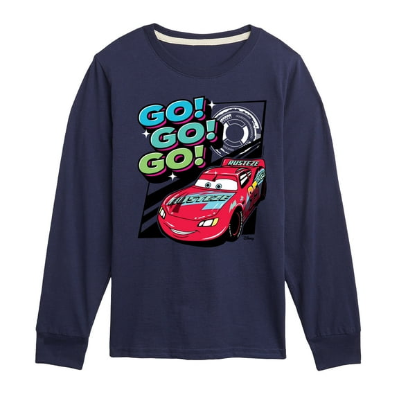 Cars - Go Go Go - Toddler & Youth Long Sleeve Graphic T-Shirt