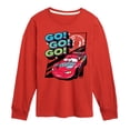 thumbnail image 1 of Cars - Go Go Go - Toddler & Youth Long Sleeve Graphic T-Shirt, 1 of 5