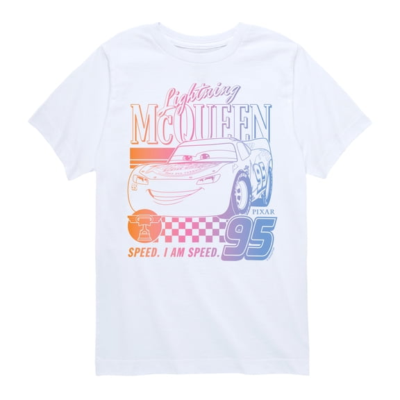 Cars - Gradient - Youth Boys Short Sleeve Graphic T-Shirt