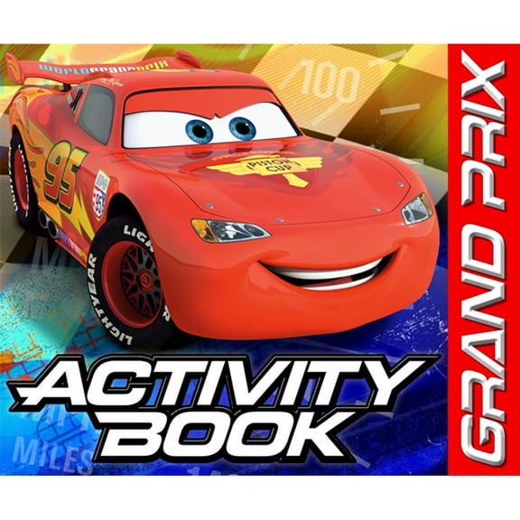 Cars Grand Prix Dream Party Disney Kids Birthday Party Favor Activity Books