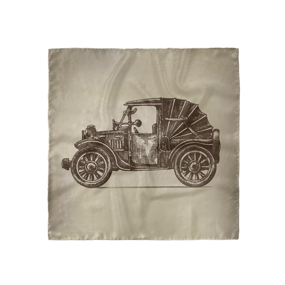 Cars Head Scarf, Vintage Car Convertible, Head Wrap, 3 Sizes, by Ambesonne