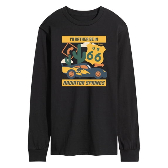 Cars - I'd Rather Be In Radiator Springs Long Sleeve Graphic T-Shirt
