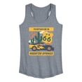 thumbnail image 1 of Cars - I'd Rather Be In Radiator Springs - Women's Racerback Graphic Tank, 1 of 4