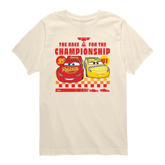 Cars - Lightening And Cruz - Toddler Boys Short Sleeve Graphic T-Shirt