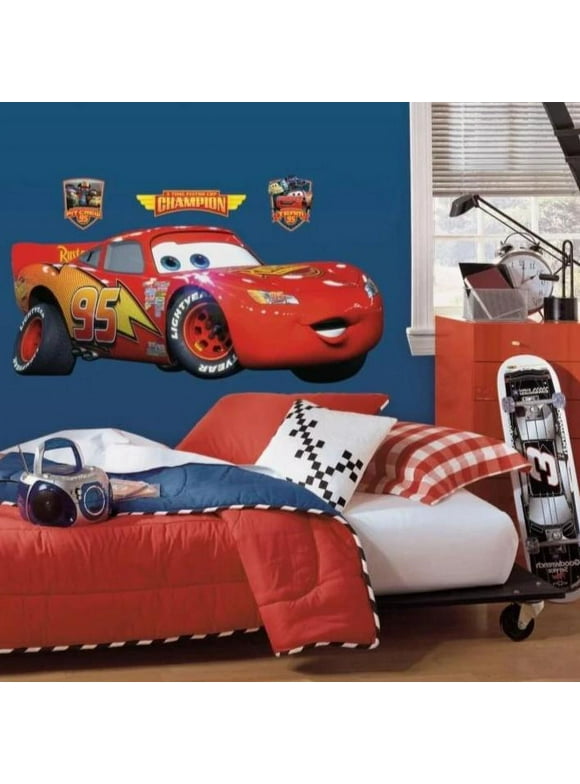 Cars - Lightening McQueen Peel and Stick Giant Wall Decal