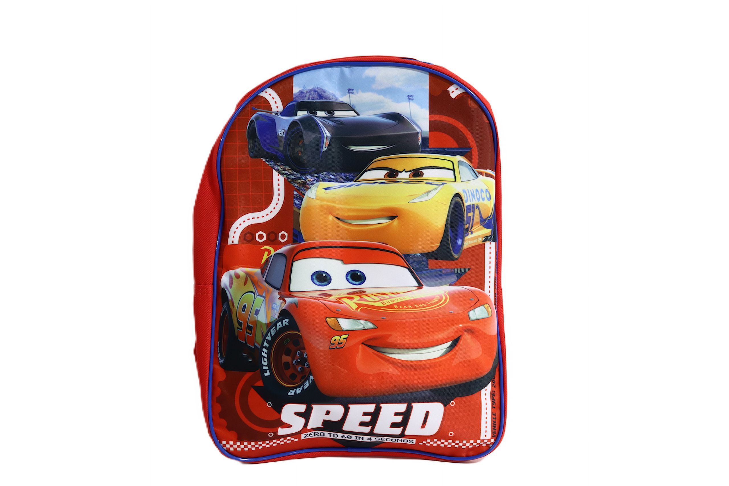 Cars Lighting McQueen 15" School Bag Backpack