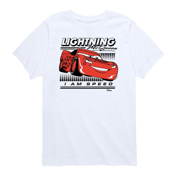Cars - Lightning McQueen Am Speed - Toddler Boys Short Sleeve Graphic T-Shirt
