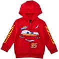 thumbnail image 1 of Disney Cars Lightning McQueen Long Sleeve Fleece Zip-Up Hoodie (Boys), Sizes 2T-10, 1 of 2