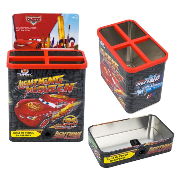 Cars Lightning McQueen Desktop Organizer with Sharpener