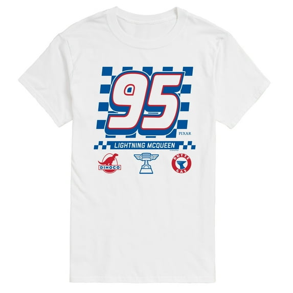 Cars - Lightning McQueen Jersey - Men's Short Sleeve Graphic T-Shirt