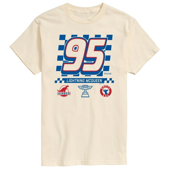 Cars - Lightning McQueen Jersey - Men's Short Sleeve Graphic T-Shirt