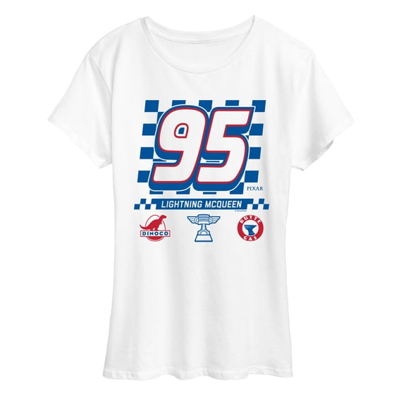Cars - Lightning McQueen Jersey - Women's Short Sleeve Graphic T-Shirt