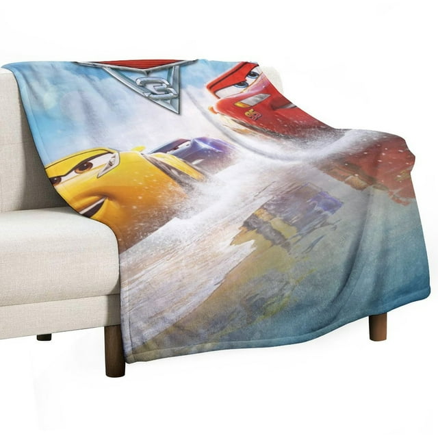 Cars Lightning McQueen Kids Hugger with Silk Touch Throw Blanket, 50" X