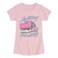 thumbnail image 1 of Cars - Lightning McQueen Motorcross Girls' Fitted Short Sleeve Graphic T-Shirt, 1 of 5