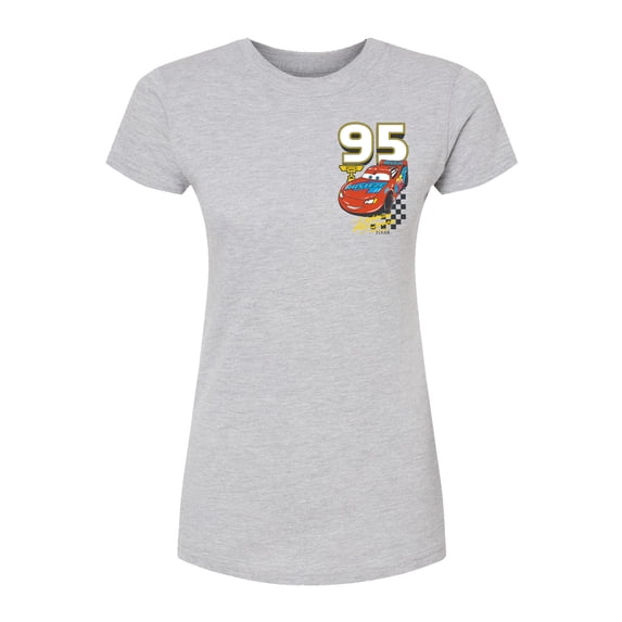 Cars - Lightning McQueen Race - Juniors Fitted Graphic T-Shirt