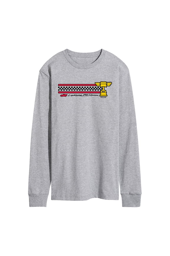 Cars - Lightning McQueen Race Stripe - Men's Long Sleeve Graphic T-Shirt